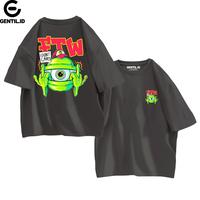 Gambar GENTIL - T-Shirt Oversize I Dont Care Unisex - HITAM, S dari GENTIL ID Kab. Bandung 5 Tokopedia
