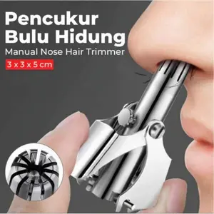 Gunting Bulu Hidung / Nose Hair Trimmer / Alat Pencukur Bulu Hidung / Alat Potong Bulu Hidung Stainless