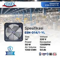 Gambar CKE Exhaust Fan DBN Series 14 Inch 220V Kipas Ventilasi Penghisap Udara untuk Rumah, Dapur, Toilet & Toko dari CKE Fan Official Kota Administrasi Jakarta Barat 2 Tokopedia