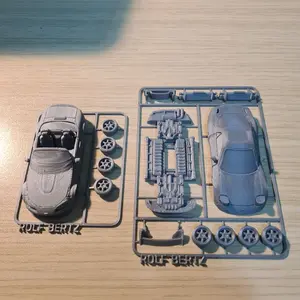 Mazda RX7 Mazda Miata Model Kit 1:64 Car Mobil Mazda Miata dan Mazda RX7 rakitan Mainan mobil mobilan ukuran 1:64