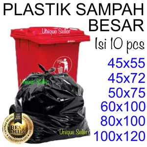 [Isi10] Kresek Sampah PE Uk 45x55 45x72 50x75 60x100 80x100 100x120 MAWAR TEBAL 03 04 Hitam / Kantong Plastik Sampah Besar Jumbo LOS PE Tebal 45x55 45x73 60x100x03 80x100x03 100x120x03 Hitam / Kresek Sampah Besar Jumbo PE Tebal Uk 45 50 60 80 100 x 03 04