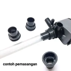 Konektor sambungan powerhead ke pipa filter undergravel