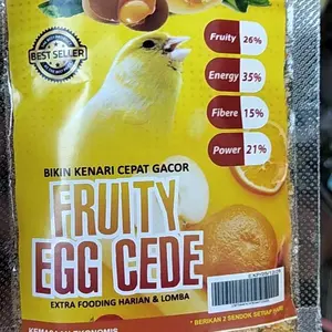 Fruity Egg Cede - Makanan Kenari Langsung Gacor Ngepoll