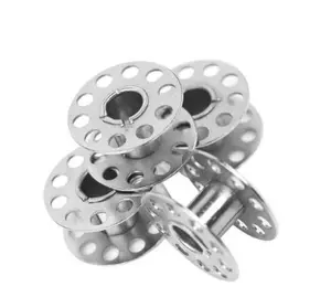 spool jahit 5/10/50/100/200 pcs bobbins besi mesin jahit klasik butterfly spol