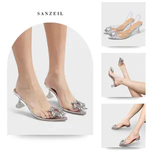 SANZEIL Crystal & Freja Sandal Wanita Heels 3cm, 5cm, 7cm & 9cm 0004 0086 Size 35 - 41