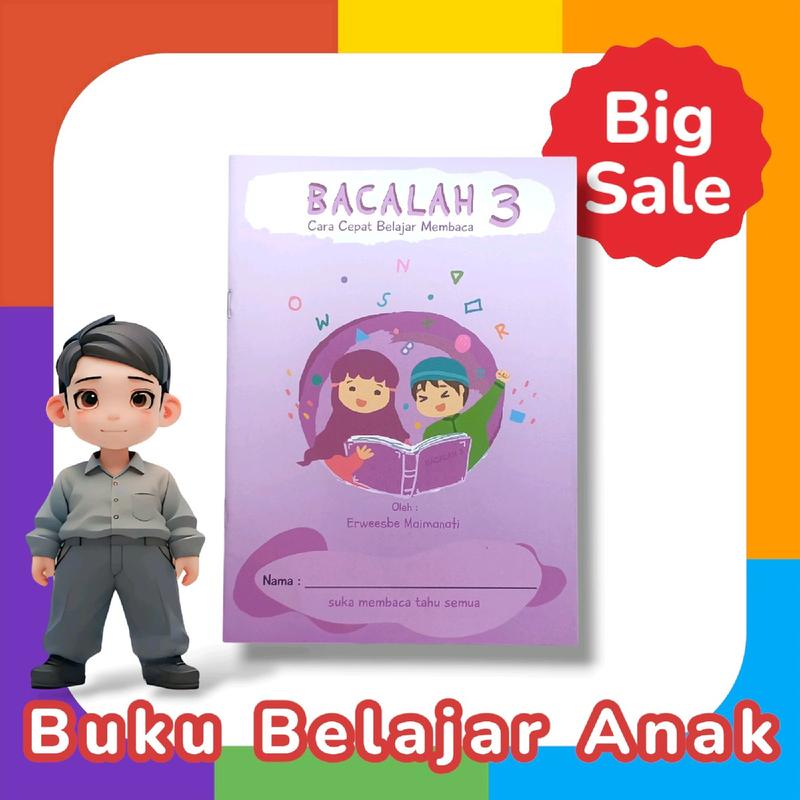 Buku Bacalah Cara Cepat Belajar Membaca Jilid 1 Jilid 2 Jilid 3 Buku edukasi anak 3