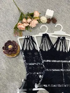 LUCIIN #8024 Body Stocking Wanita  Bahan Lace Model Terbaru