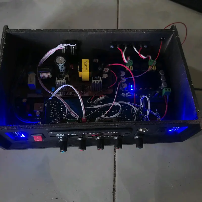 PowerAmplifier CLASS D 2 Way Subwoofer BT Mixer 1