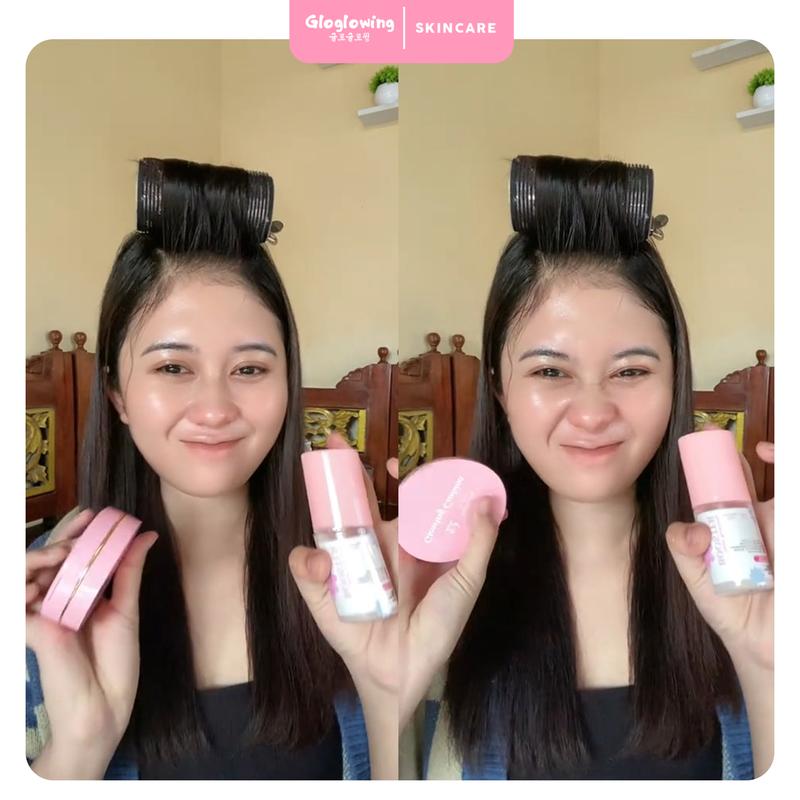 GLOGLOWING Glowing Cushion 15g - Cushion Wajah Gloglowing GLOGLOWING Glowing Cushion 15g - Cushion Wajah Gloglowing