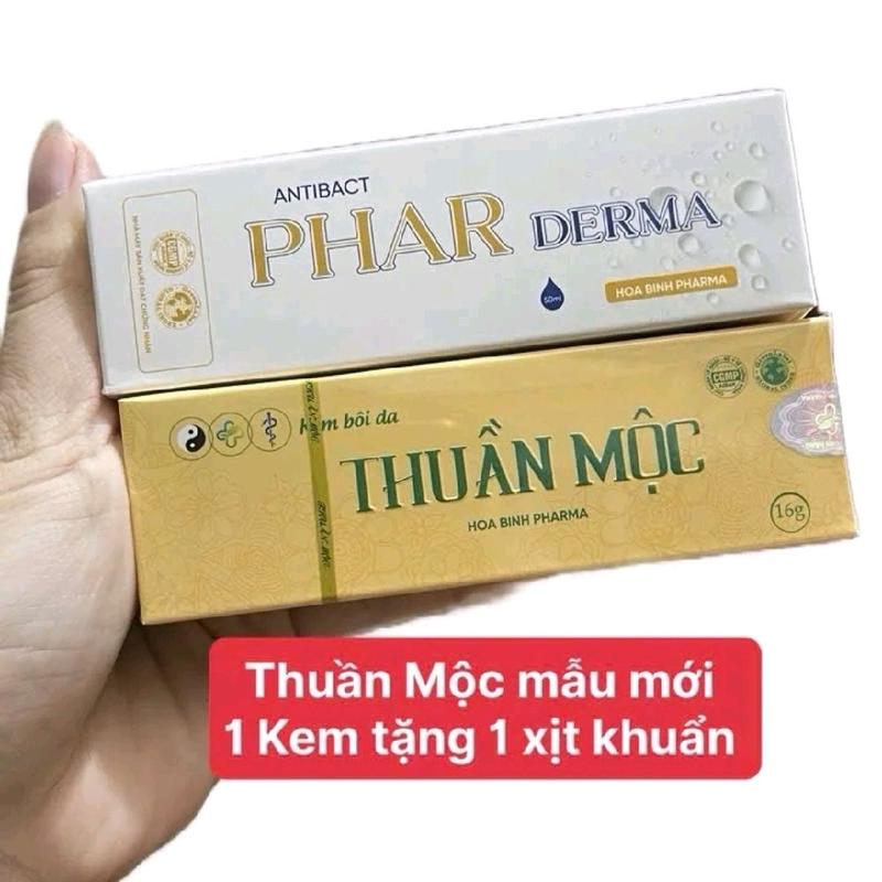 Thuần Mộc kem bôi da liễu 16g kèm xịt kháng khuẩn