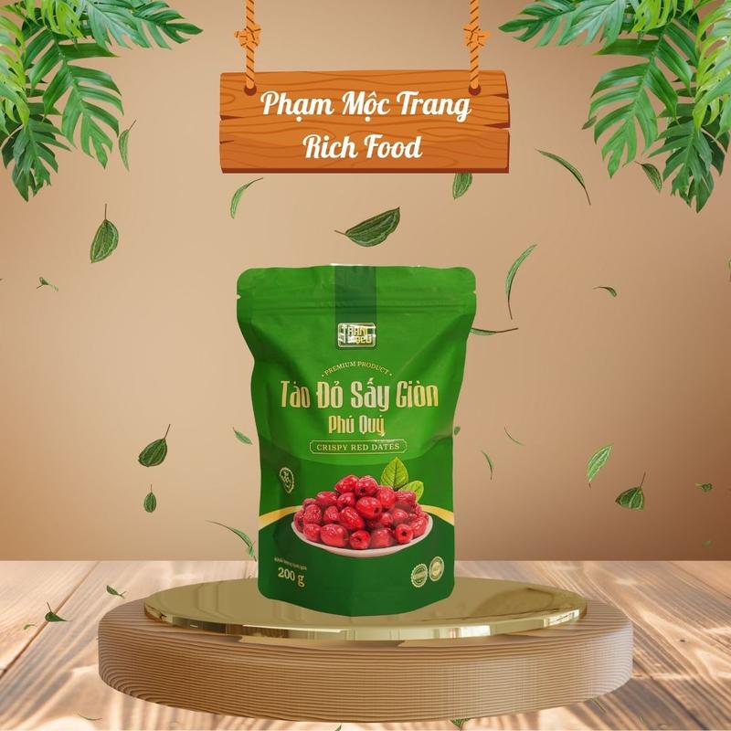 01 gói Táo Đỏ Tân Cương Sấy Giòn Snack Thức Ăn