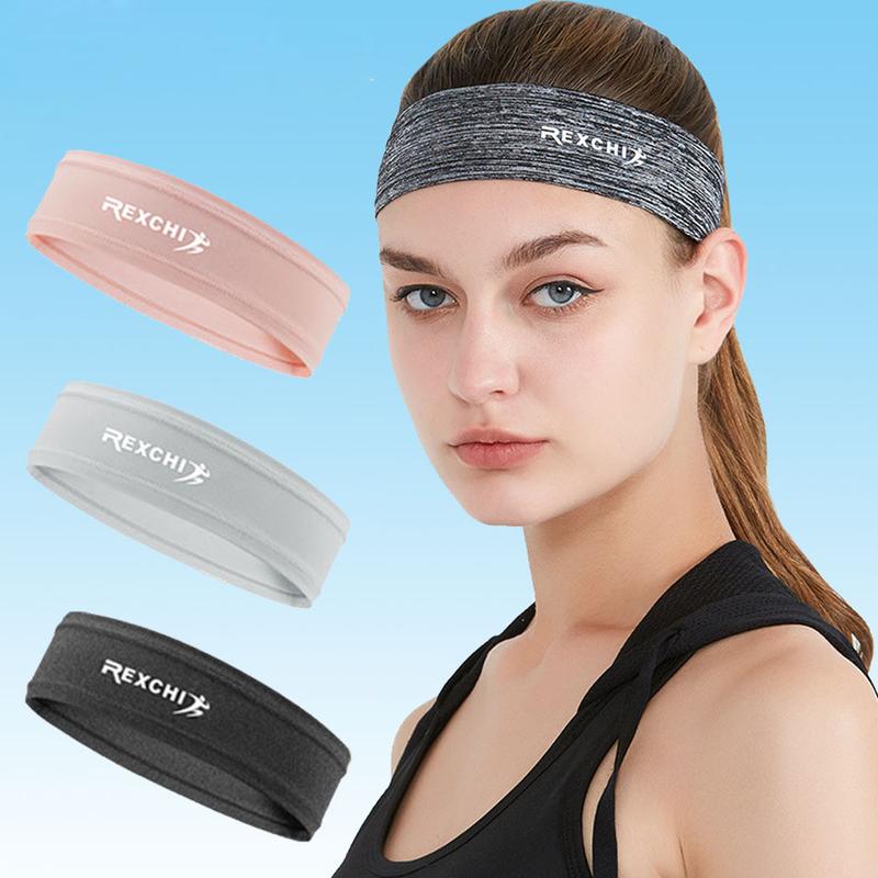 Băng Đô Thể Thao, Chất Liệu Lụa Lạnh Băng, Co Giãn Ngầu Và Thoáng Khí, Thích Hợp Cho Nam Và Nữ, Lý Tưởng Cho Phòng Tập Gym Thể Dục, Thể Dục, Yoga, Đạp Xe, Chạy Bộ, Chống Trượt, Băng Đô, 1 Miếng Phụ Kiện Sport