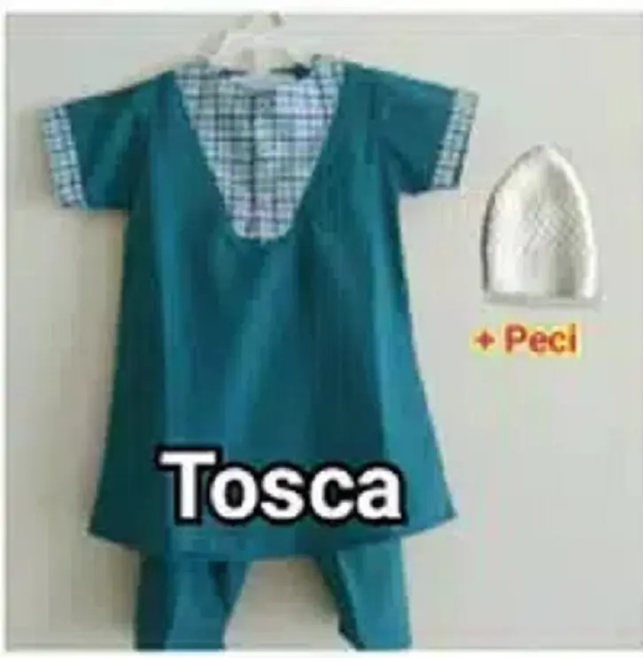 Koko Bayi Turki Baju Anak Muslim Stelan Baju Celana Peci Turky Fashion Muslim Pakaian Muslim Anak 7