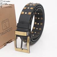 Gambar TALOCCO Ikat Pinggang Kulit Aksesoris Sabuk Metal Belt Vintage Bahan Kulit dan Metal Gaya Klasik dan Tradisional - Hitam, 105 cm dari TALOCCO Kota Administrasi Jakarta Pusat 2 Tokopedia