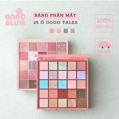  GOGO TALES Bảng Mắt 25 Ô Nhũ Lì GT282 Crystal Color Charming Eyes Matte & Shimmer Lâu Trôi Phấn Mắt Trang Điểm Mỹ Phẩm Cho Nữ 