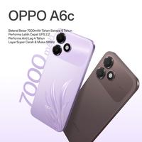 Gambar OPPO A6c (4/64GB)(4/128GB) - Garansi Resmi Indonesia Hp Android Handphone Murah Terbaru 2026 Ori - A6c 4/64 Purple, Full Set bawaan dari Aurora Mall Phone Kota Administrasi Jakarta Utara 4 Tokopedia