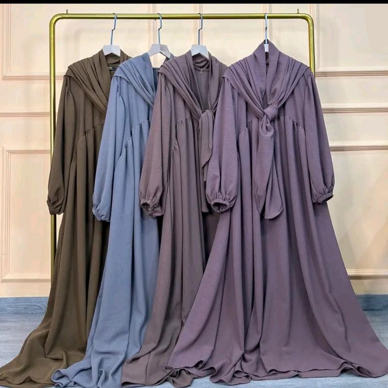 LUNA SET SYARI ANAK//USIA 2-14TH//BAJU SETELAN KERUDUNG  Muslim Nyaman Gamis 5