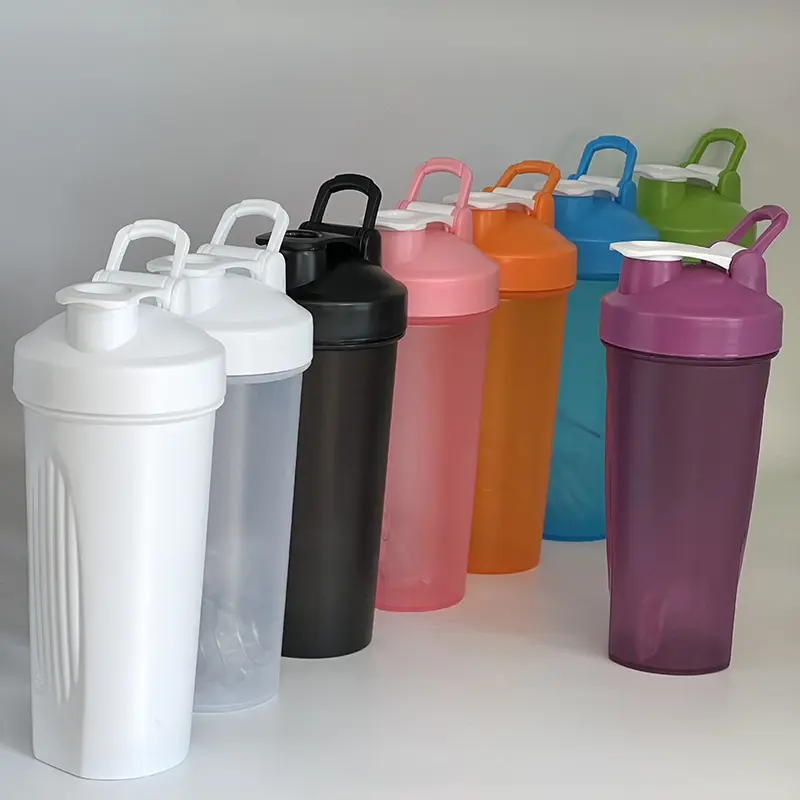 Bình Lắc Protein 600Ml, Cốc Lắc Bột Protein Cho Phòng Tập Thể Dục, Bình Lắc Cân, Bình Nước Di Động, Cốc Slushy