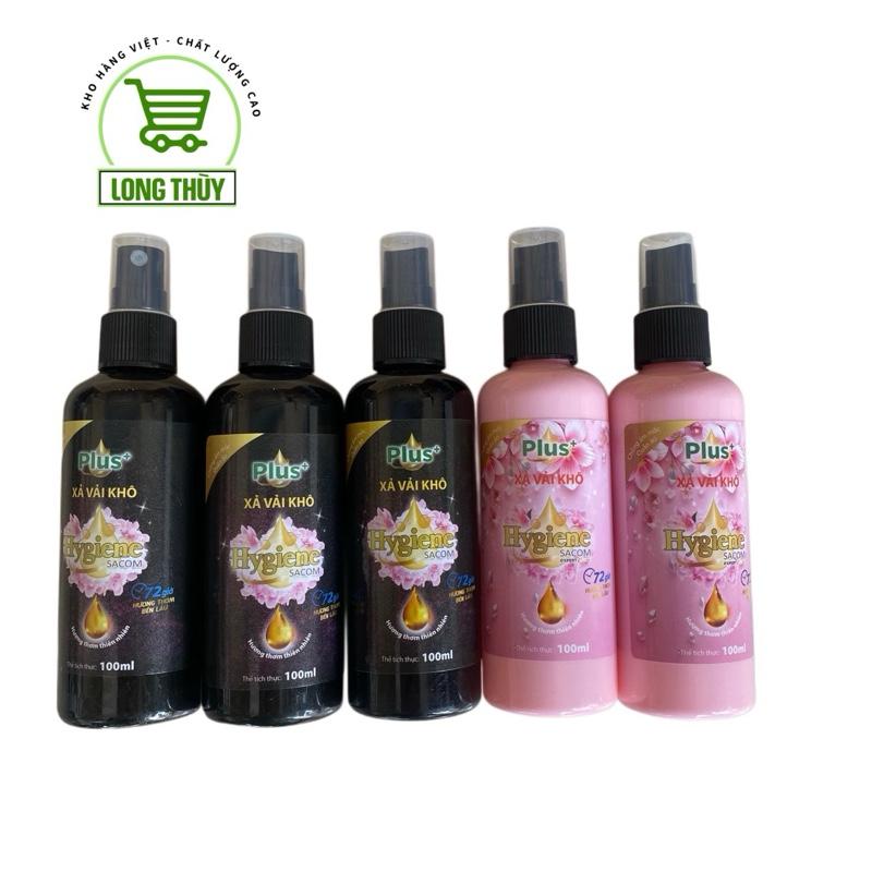   Mùi hương mới  Combo 5 chai xịt vải khô thơm quần áo Hygiene SACOM exPERT care 100ml Hương nước hoa lưu hương lâu loại bỏ những mùi hương khó chịu chai 100ml 