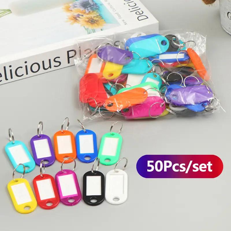 50 cái đầu máy móc chìa khóa thẻ chìa khóa lãnh địa chỉ Tel số đánh dấu Key tag…