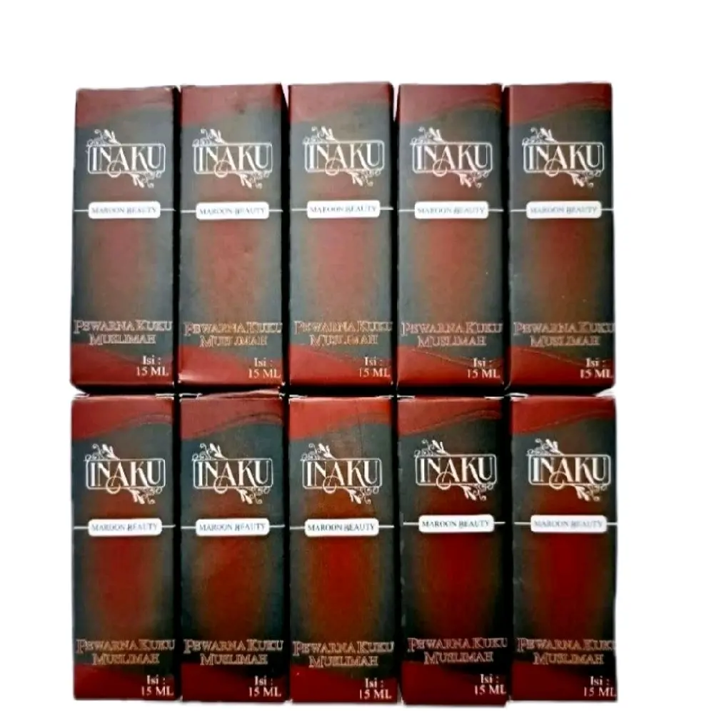 paket 10 pcs kutek muslimah halal inaku henna