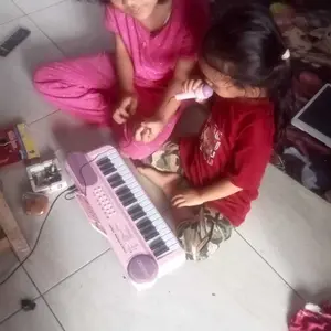 kidditoy Mainan Piano Anak Elektronik 37 Keys Digital Elektronik Piano Mic Keyboardic