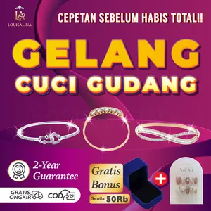 33 - 40 SPESIAL PROMO LIVE LOUISALINA Gelang Premium Mewah Harga Super Murah + Free Box & Bonus Nail Art