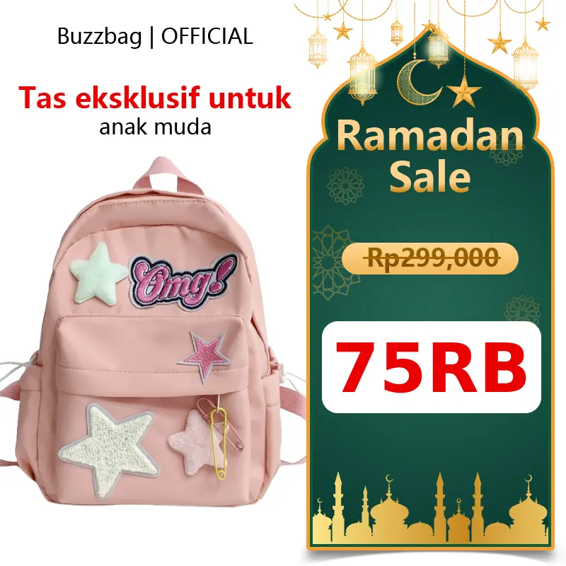 BuzzBag - Tas Sekolah wanita lucu Anak Perempuan tas sekolah sma korean style tas ransel laptop korea import fashion volume tinggi backpack tas sekolah korea backpack lucu korea tas korean style tas sekolah muat banyak