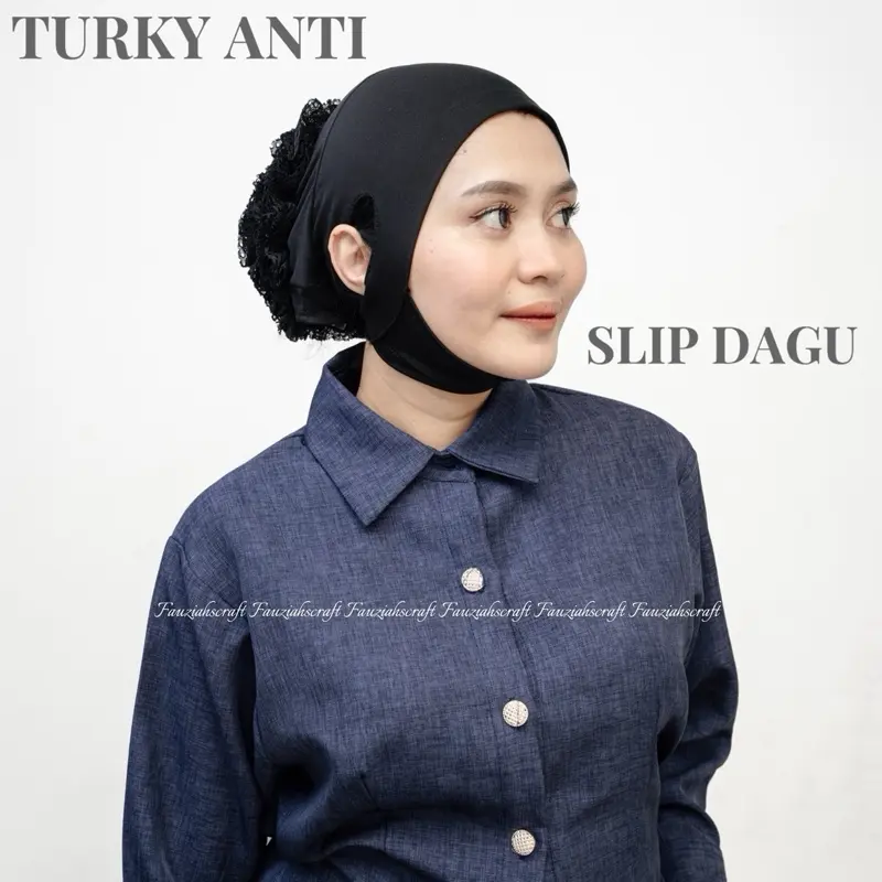Fauziahscraft - CIPUT TURKY ANTI SLIP DAGU | Dalaman Turky Jilbab Kerudung Ciput Sanggul