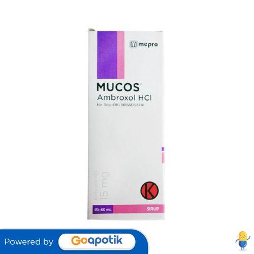 MUCOS 15 MG/5 ML SYRUP 60 ML BOTOL