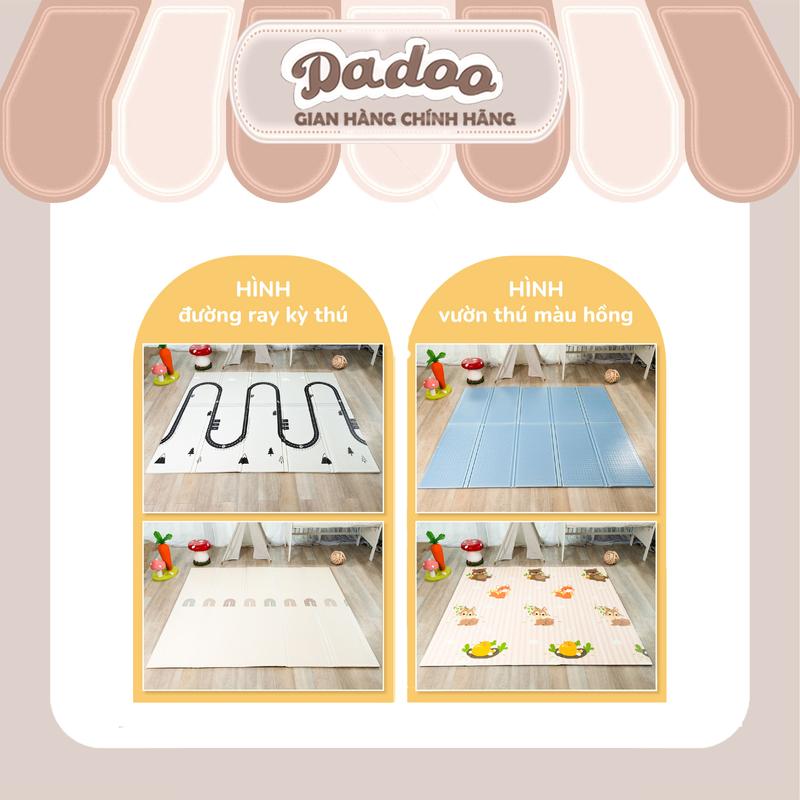 TOBE Thảm Gấp Gọn 2 Mặt Kích Thước 1m8*2m*1.5 cm Chống Va Đập Chống Thấm Nhỏ Gọn 2 Mặt Không Mùi Hỗ Trợ Vận Động Cho Bé Đồ Chơi