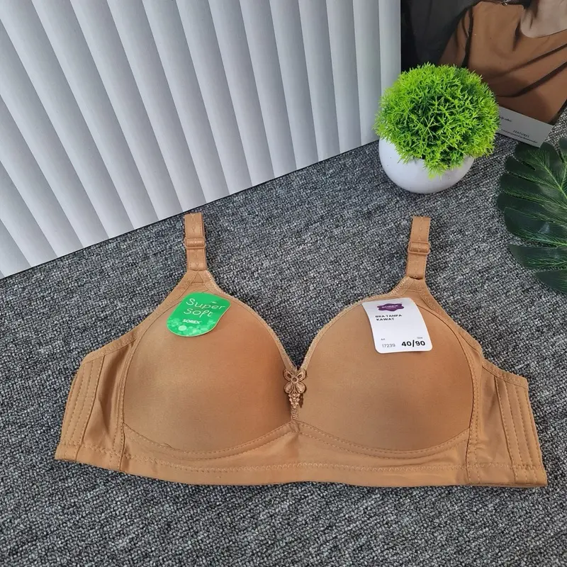 Sorex 17239 Bh Tanpa Kawat Cup Besar Setara B-C Super Soft Basic Bra Wanita Busa Tipis 4