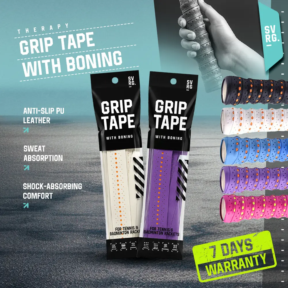 SVRG Grip Tape Boning - Grip Raket Tulang Anti Slip - Badminton - Tennis