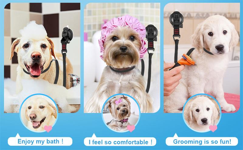 Product Introduction of Adjustable pet grooming sling for cats and dogs for bathing, trimming and drying, fixed sling for pets, trimming and drying, traction sling for dog grooming table, safe and stable pet supplies 17