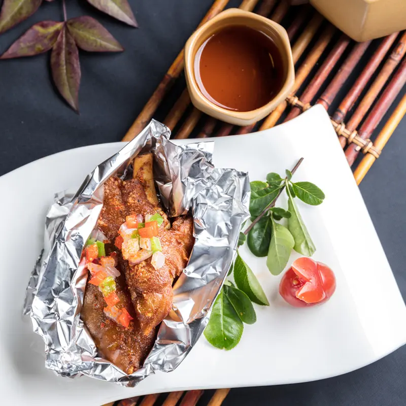 Heavy Duty Aluminum Foil Roll,for Grilling, Roasting, Baking, and Food Storage to Preserve Freshness,30cm Width, Perfect for Kitchen Wrap,Cooking (15micro Thickness, 10m)