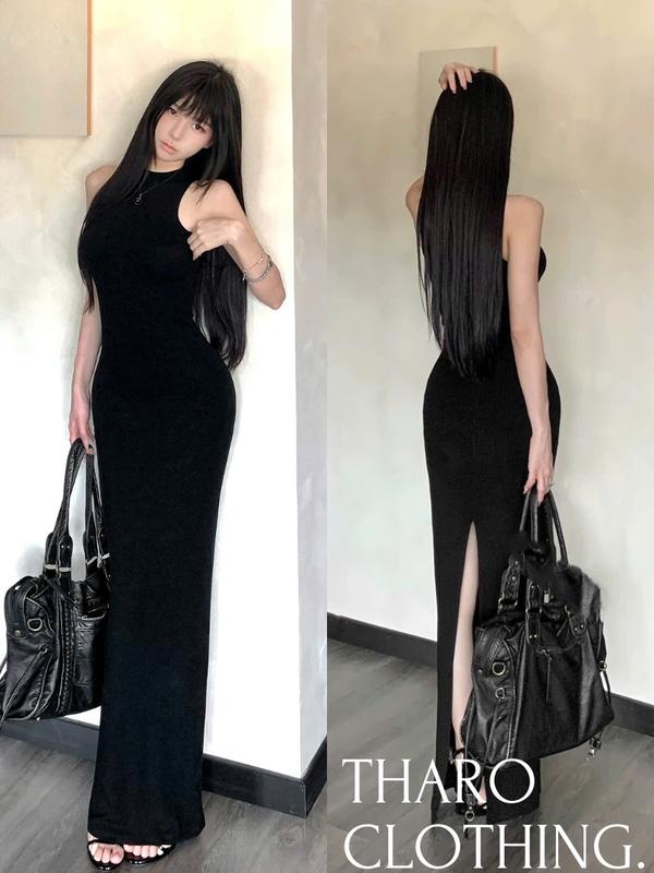  Đầm Maxi Ba Lỗ Xẻ Tà - Tharo Clothing  DAM0067  