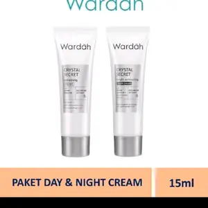15 ML PROMO TIKTOK WARDAH CRYSTAL SECRET DAY & NIGHT CREAM