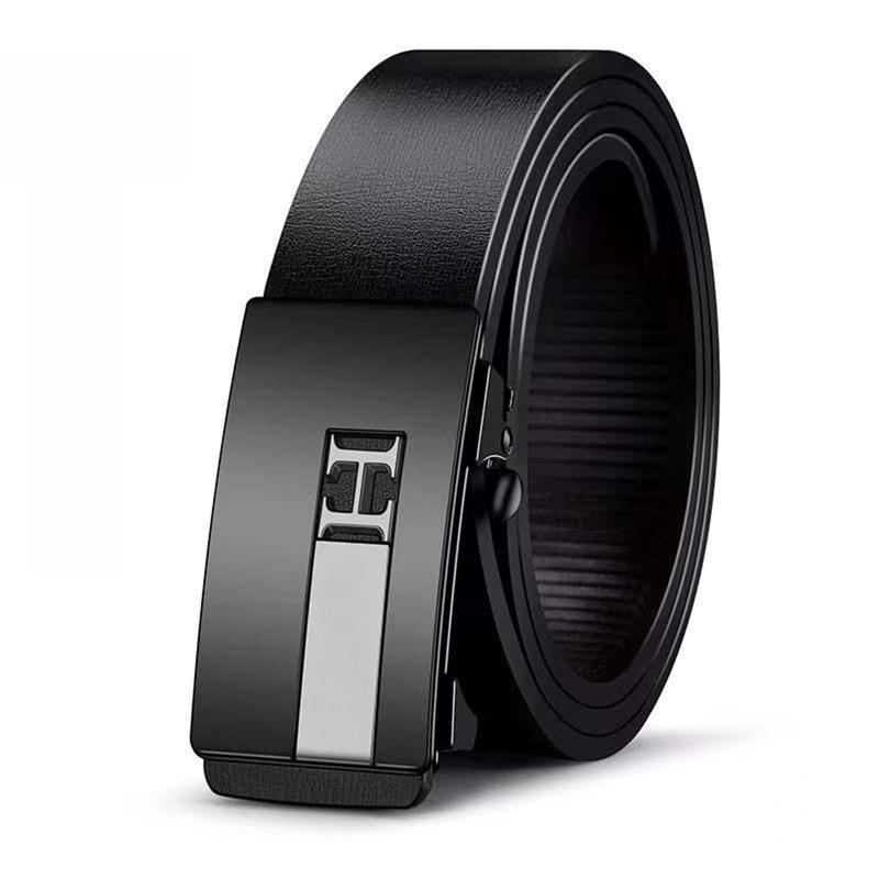 Thắt lưng nam bằng da mềm chất lượng cao có khóa tự động và dây đeo bên trong tinh tế