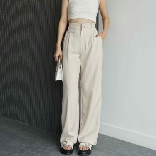 Product Introduction of ORO PANTS Celana Panjang Wanita Kulot Anti Kusut Loose Pants Trousers Premium Pinggang Belakang Karet Elastis Melar Nyaman Clana Kantor Basic Casual Variasi 22