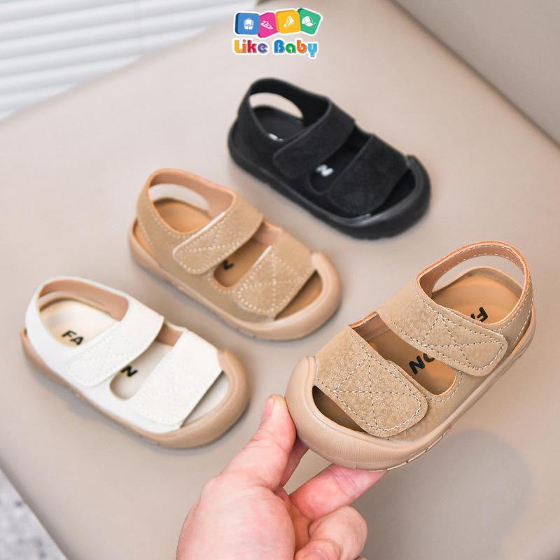 Sandal Bé Trai Bé Gái 6 tháng đến 6 Tuổi Siêu Nhẹ Đế Cao Su Chống Trơn Quai Dán Thể Thao D220 