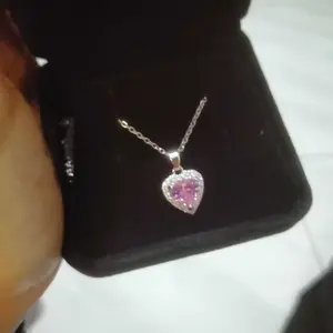 Mode Top Teratas - Perhiasan Kalung Titanium Silver Heart Of Youth Set Seri Remaja