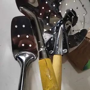 SPATULA SET 1 spatula lubang 1 spatula buntu 1 Serok Kecil GAGANG KUNING