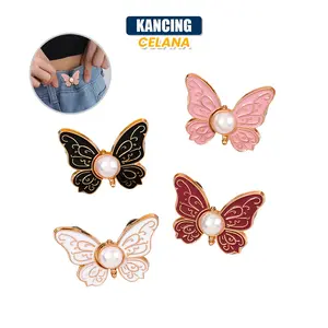 [COD] GD C1335 Kancing Pengecil Celana Jeans Motif Lucu Gaya Fashion Wanita Korea