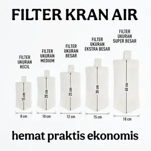FILTER KRAN AIR SARINGAN KERAN AIR 1 MIKRON HEMAT SEHAT EKONOMIS