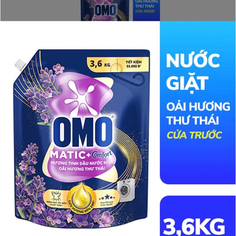 nước giặt OMO Matic Cửa Trước Hương Hoa Oải Hương Thư Thái 3.6kg.