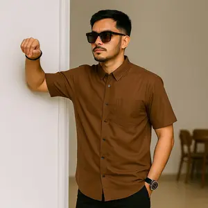 Kemeja Polos Pria Dewasa Bahan Katun Sigaret Premium Lengan Pendek Baju Kerja Motif Terbaru Nyaman Tebal Terbaru Hem Distro Casual Formal Santai Panjang Keren Batik Pesta Slim Fit