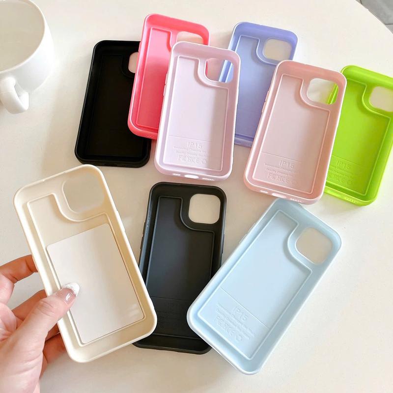Ốp lưng iPhone Bảo Mật Cất Giữ Thẻ, Két Sắt Mini Chống Sốc, Mịn Dầy Bảo Vệ Máy Không Lo Kênh Máy