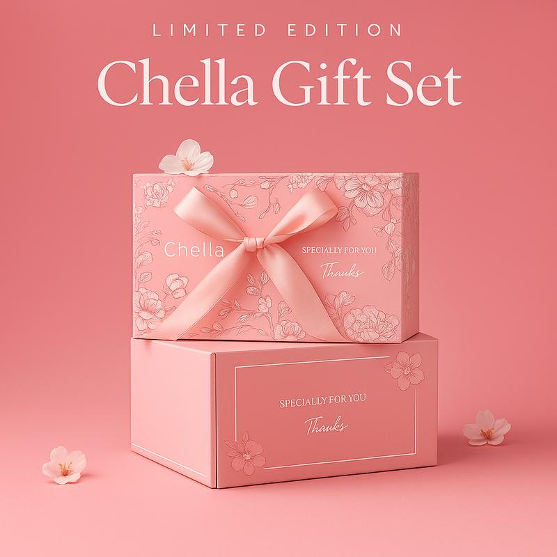 SPECIAL GIFT SET Chuột Rửa Mặt Chella 4 trong 1 - Máy Rửa Mặt kiêm Tẩy Trang Đẩy Tinh Chất và Nâng Cơ - Bảo hành 365 ngày