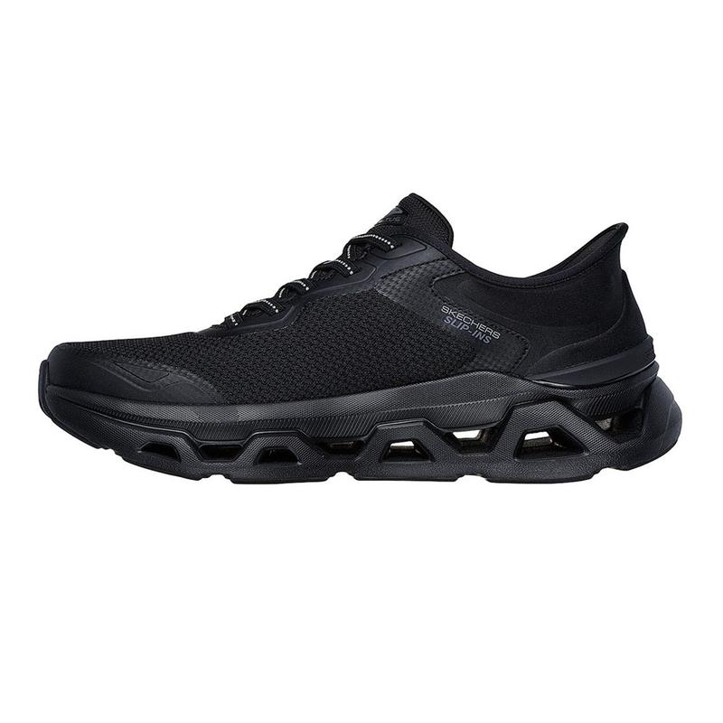 Skechers Men Slip-ins Sport Glide-Step Atlus Turn Out Casual Shoes - 232922-BBK Air-Cooled Memory Foam Kasut Sneaker, Lelaki 4