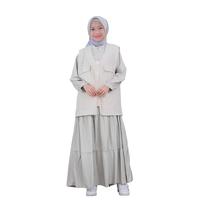 Gambar Lunangoofficial-Gamis outer Anak Kekinian Terbaru Premium LGA 888 Katun Muslim Simple Baju Basic Wanita Syari Katun Muslim - Abu Muda Hitam, M dari lunangoofficial Kota Administrasi Jakarta Selatan 5 Tokopedia